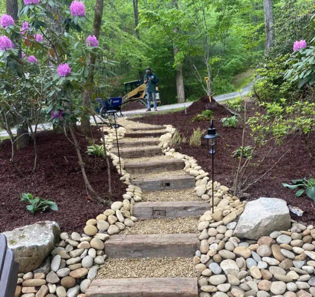 client photo hardscaping service